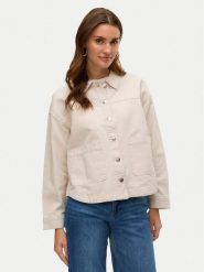 Vero Moda Koszula jeansowa Jamie 10331693 Beżowy Relaxed Fit. Brązowe koszule damskie Vero Moda, m, bez wzorów, z bawełny, bez kołnierzyka, bez ramiączek. Za 159.99 zł.