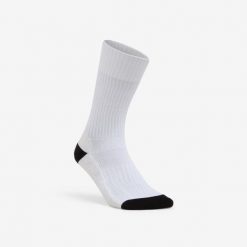 Skarpety do piłki ręcznej Kipsta H500 MID 1 para. Białe skarpetki damskie ATORKA, bez wzorów, z bawełny. Za 29.99 zł.