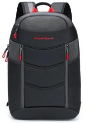 Plecak Aspensport Osika Plecak 22 L Ciemnoszaro-czerwony szary. Szare plecaki męskie Erima, bez wzorów, z materiału, eleganckie. Za 106.19 zł.
