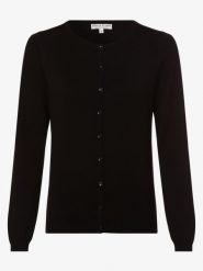 Marie Lund Kardigan Kobiety drobna dzianina czarny, XS. Czarne kardigany damskie Marie Lund, xs, bez wzorów, z dzianiny, klasyczne, bez kołnierzyka. Za 199.95 zł.