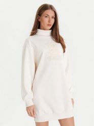 Guess Sukienka codzienna V5YK07 KCX22 Écru Regular Fit. Sukienki damskie Guess, na co dzień, xxs, z aplikacjami, z syntetyku, bez kołnierzyka, bez ramiączek, proste. Za 289.99 zł.