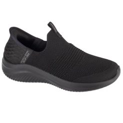 Buty sportowe Sneakersy damskie, Slip-Ins: Ultra Flex 3.0 - Cozy Streak. Czerwone obuwie sportowe damskie Skechers, bez wzorów, bez zapięcia, trekkingowe. Za 379.99 zł.