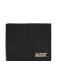 Just Cavalli Portfel 81QA5PW4 ZP114 Czarny. Czarne portfele męskie Just Cavalli, bez wzorów, ze skóry. Za 274.99 zł.