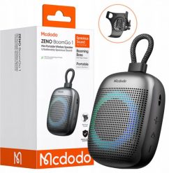 Głośnik Mcdodo MCDODO GŁOŚNIK BLUETOOTH PRZENOŚNY BEZPRZEWODOWY WODOODPORNY USB-C CZARNY. Czarne głośniki przenośne Mcdodo. Za 99.99 zł.