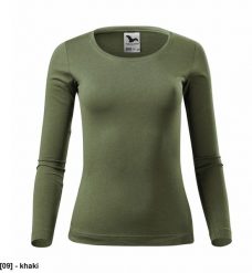 MALFINI - ADLER - Koszulka damska, 160 g/m khaki 2XL. Brązowe bluzki damskie MALFINI, m, bez wzorów, bez kołnierzyka, bez ramiączek. Za 30.94 zł.
