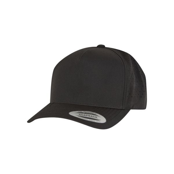 Czapka 5-panelowa Flexfit Yp Classic. Niebieskie czapki damskie FLEXFIT, bez wzorów, z materiału, eleganckie. Za 151.00 zł.