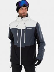 Kurtka Narciarska Męska Fundango Nelson. Czerwone kurtki sportowe męskie FUNDANGO, na zimę, m, bez wzorów, z materiału, bez kaptura, narciarskie. Za 599.00 zł.