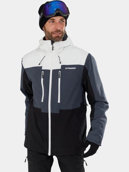 Kurtka Narciarska Męska Fundango Nelson. Czerwone kurtki sportowe męskie FUNDANGO, na zimę, m, bez wzorów, z materiału, bez kaptura, narciarskie. Za 599.00 zł.