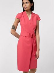 Hugo Sukienka koktajlowa Kamure 50450196 Różowy Slim Fit. Czerwone sukienki damskie Hugo, bez wzorów, z syntetyku, wizytowe, bez kołnierzyka, bez ramiączek. Za 1,609.00 zł.