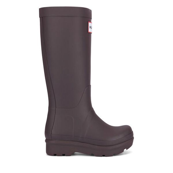 Kalosze Hunter. Czerwone kalosze damskie Hunter, bez wzorów, bez zapięcia. Za 299.99 zł.