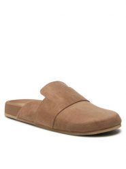 Jenny Fairy Klapki LS5750-02A Beżowy. Brązowe klapki damskie Jenny Fairy, bez wzorów, z materiału, bez obcasa, bez zapięcia. Za 149.99 zł.