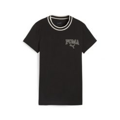 Koszulka sportowa damska Puma Squad Tee. Brązowe koszulki sportowe damskie Puma, xs, bez wzorów, bez ramiączek. Za 168.00 zł.