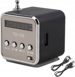 Radio Retoo GŁOŚNIK BEZPRZEWODOWY PRZENOŚNY MINI RADIO FM LED. Radia Retoo. Za 39.99 zł.