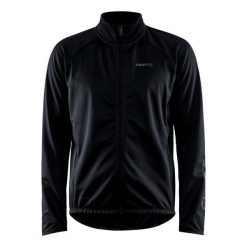 Kurtka z dresu Craft Core Bike Subz. Czarne kurtki sportowe męskie Craft, bez wzorów, z dresówki, bez kaptura, rowerowe. W wyprzedaży za 246.00 zł.