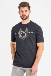 T-SHIRT ZARAGOVA john richmond. T-shirty męskie John Richmond, m, bez wzorów, bez kołnierzyka, bez ramiączek. W wyprzedaży za 323.70 zł.