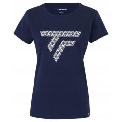 Koszulka tenisowa damska Tecnifibre T-Shirt Training Tee. Niebieskie koszulki sportowe damskie TECNIFIBRE, s, bez wzorów, bez ramiączek, tenisowe. W wyprzedaży za 99.00 zł.