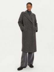 Weekend Max Mara Płaszcz wełniany Corinto 2425016042 Szary Regular Fit. Szare płaszcze damskie Weekend Max Mara, na zimę, bez wzorów, z wełny, bez kołnierzyka, bez kaptura. Za 2,849.00 zł.