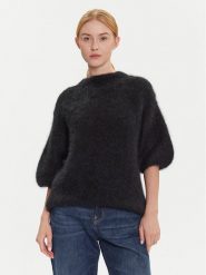 Dixie Sweter M277Y101A Czarny Relaxed Fit. Czarne swetry nierozpinane damskie Dixie, m, bez wzorów, z syntetyku, bez kołnierzyka, bez ramiączek. Za 579.99 zł.