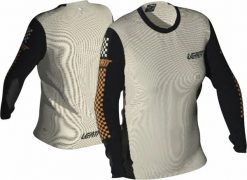 Bluza rowerowa damska Leatt Jersey MTB Enduro 4.0. Białe bluzy damskie LEATT, xs, bez wzorów, z bawełny, bez ramiączek, bez kaptura. Za 280.49 zł.