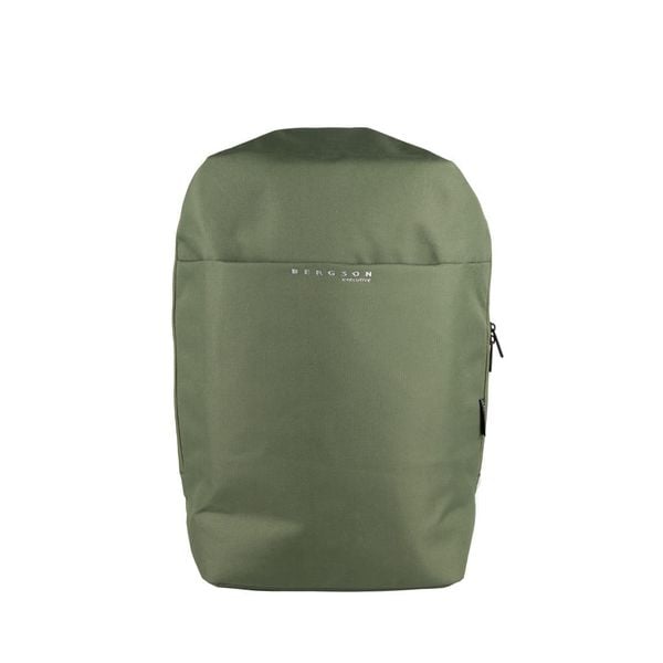 Plecak executive Skyline 2 18l. Zielone plecaki męskie Bergson, bez wzorów, z materiału, biznesowe. Za 200.00 zł.