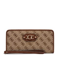 Portfel Guess. Brązowe portfele damskie Guess. Za 294.99 zł.