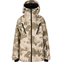 Damska kurtka narciarska Whistler Palmdale Printed 10000. Brązowe kurtki sportowe damskie Whistler, na zimę, bez wzorów, bez ramiączek, bez kaptura, narciarskie. Za 745.50 zł.