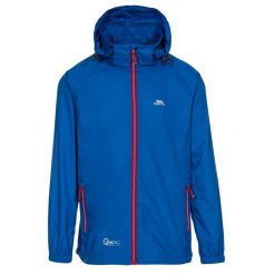 Kurtka Unisex Qikpac X Rozpinana. Niebieskie kurtki męskie Trespass, na jesień, xs, bez wzorów, sportowe, bez kaptura. Za 122.99 zł.