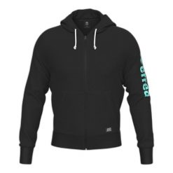 Sweat zapinany na zamek błyskawiczny z kapturem Errea Essential. Czarne bluzy męskie ERREA, m, bez wzorów, bez ramiączek, z kapturem. W wyprzedaży za 164.50 zł.
