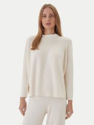 Kontatto Sweter 3M0811C Écru Regular Fit. Swetry nierozpinane damskie Kontatto, m, bez wzorów, z wiskozy, bez kołnierzyka, bez ramiączek. Za 269.99 zł.