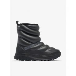 Buty zimowe damskie Columbia Snowtrot Peak ODX - black. Czarne obuwie trekkingowe damskie Scarpa, bez zapięcia. Za 524.99 zł.