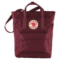 Torba Fjallraven Kanken Totepack - ox red. Czerwone torby na laptopa damskie Fjällräven, bez wzorów, z materiału. Za 393.79 zł.
