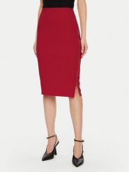 Rinascimento Spódnica ołówkowa CFC0121919003 Czerwony Regular Fit. Czerwone spódnice damskie Rinascimento, xs, bez wzorów, z syntetyku, ołówkowe. Za 179.99 zł.