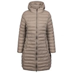 Kurtka Damska Dorothea Padded Jacket. Brązowe kurtki sportowe damskie Trespass, bez wzorów, z puchu, bez ramiączek, bez kaptura, trekkingowe. Za 326.99 zł.
