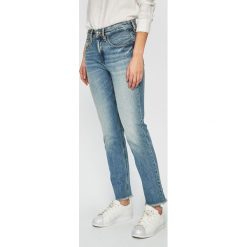 Tommy Hilfiger - Jeansy Kitotex. Niebieskie jeansy damskie Tommy Hilfiger, bez wzorów, z bawełny. W wyprzedaży za 399.90 zł.