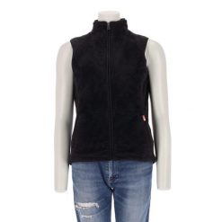 Second life - Kurtka polarowa TNF Black dla kobiet - Jak nowy. Czarne kurtki sportowe damskie The North Face, bez wzorów, z polaru, bez ramiączek, bez kaptura, trekkingowe. Za 126.86 zł.