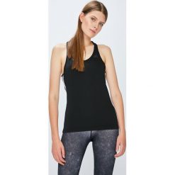 Adidas Performance - Top D2M Tank. Czarne topy damskie adidas Performance, l, bez wzorów, z dzianiny, bez kołnierzyka, bez ramiączek. W wyprzedaży za 79.90 zł.
