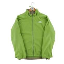 Second life - Kurtka polarowa damska The North Face - Stan bardzo dobry. Zielone kurtki sportowe damskie The North Face, l, bez wzorów, z polaru, bez ramiączek, bez kaptura, trekkingowe. Za 170.36 zł.
