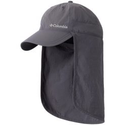 Czapka z daszkiem dla dorosłych Schooner Bank II Cap. Czarne czapki damskie Columbia, bez wzorów, z nylonu, sportowe. Za 129.99 zł.