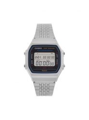 Casio Zegarek Vintage ABL-100WE-1AEF Srebrny. Szare, cyfrowe zegarki męskie Casio, bez wzorów, srebrne. Za 379.99 zł.
