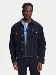 HUGO Kurtka jeansowa Dex 50541714 Granatowy Regular Fit. Niebieskie kurtki męskie Hugo, m, bez wzorów, z bawełny, bez kaptura. Za 629.99 zł.