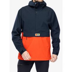 Kurtka przeciwdeszczowa męska Fjallraven Vardag Hydratic Anorak. Niebieskie kurtki męskie Fjällräven, m, bez wzorów, sportowe, bez kaptura. Za 954.99 zł.
