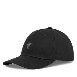 Czapka z daszkiem Guess. Czarne czapki damskie Guess, z aplikacjami. Za 154.99 zł.