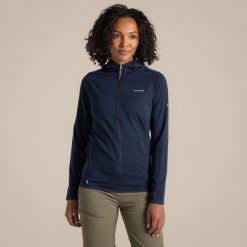 Bluza damska Craghoppers NosiLife Afia Hooded Jacket. Niebieskie bluzy damskie Craghoppers, xs, bez wzorów, sportowe, bez ramiączek, bez kaptura. Za 266.99 zł.