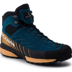 Trekkingi SCARPA - Mescalito Mid Gtx GORE-TEX 72095-200 Abbys/Citrus. Niebieskie trekkingi męskie Scarpa, z gore-texu, bez zapięcia. W wyprzedaży za 669.00 zł.