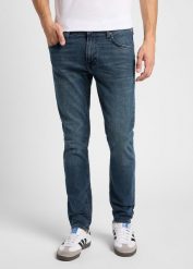 LEE LUKE MĘSKIE SPODNIE JEANSOWE JEANSY DŻINSY HOLLAND BLUE 112360226 L719008586. Niebieskie jeansy męskie Lee, z jeansu. Za 219.99 zł.