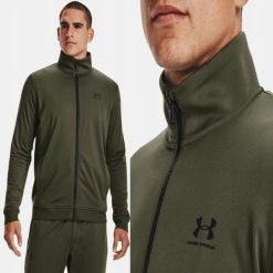 Bluza Męska Under Armour Treningowa Szybkoschnąca Sportowa Rozpinana. Bluzy sportowe męskie Under Armour, m, bez wzorów, bez kaptura, do biegania. Za 269.99 zł.