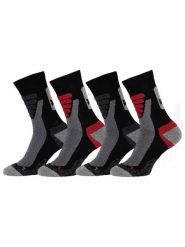 Skarpety trekkingowe Coolmax® do łydki 4 pary – Czarny. Czarne skarpetki damskie XTREME SOCKSWEAR, bez wzorów, z bawełny. Za 173.56 zł.