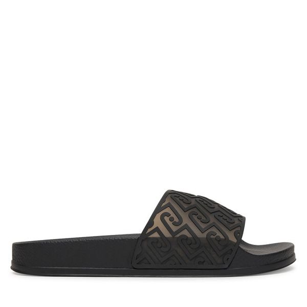 Klapki Liu Jo. Czarne klapki damskie Liu Jo, bez wzorów, bez obcasa, bez zapięcia. Za 167.99 zł.