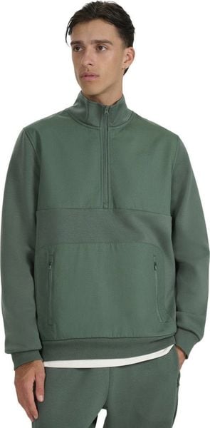 Bluza męska 4F M1947 oliwkowa 4FWAW25TSWSM1947 44S L. Zielone bluzy męskie 4F, l, bez wzorów, bez ramiączek, bez kaptura. Za 159.40 zł.