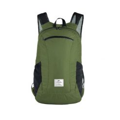 Plecak turystyczny Ultralight Foldable 18L. Czarne plecaki męskie NATUREHIKE, bez wzorów, z materiału. Za 89.99 zł.